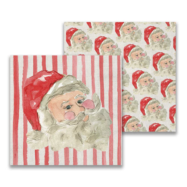 Santa with Red Hat Napkins