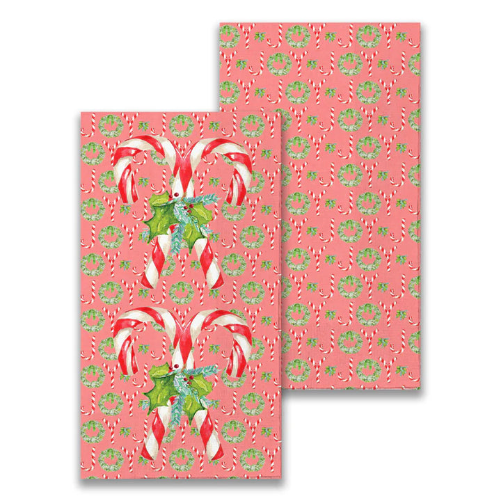 Candy Canes with Greens Napkins