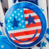 Patriotic Light-Up Slap Bracelet