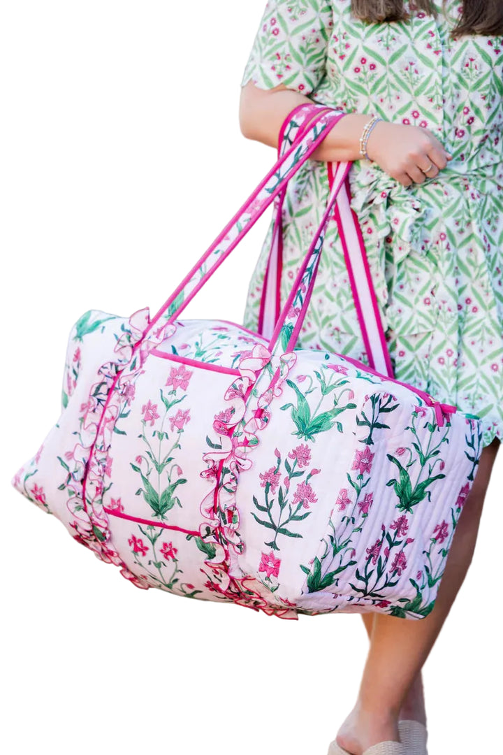 Heart of Grace Quilted Duffle Bag