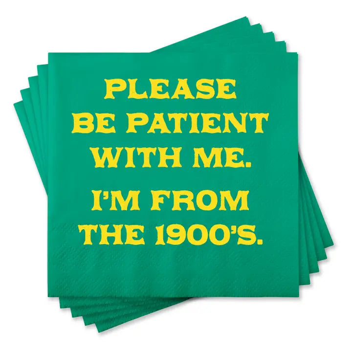 Funny Saying Cocktail Napkins - Pickering Boxwood