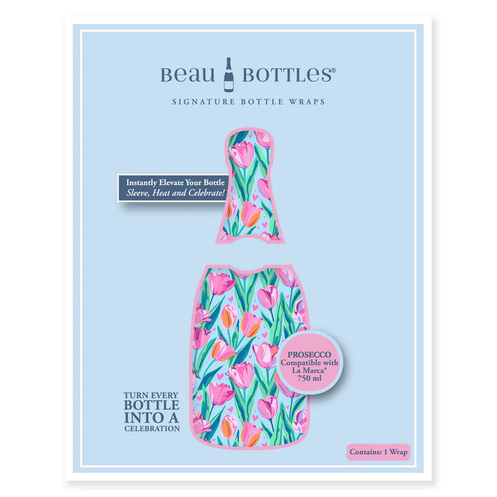 Beau Bottles Signature Bottle Wraps - Prosecco Collection