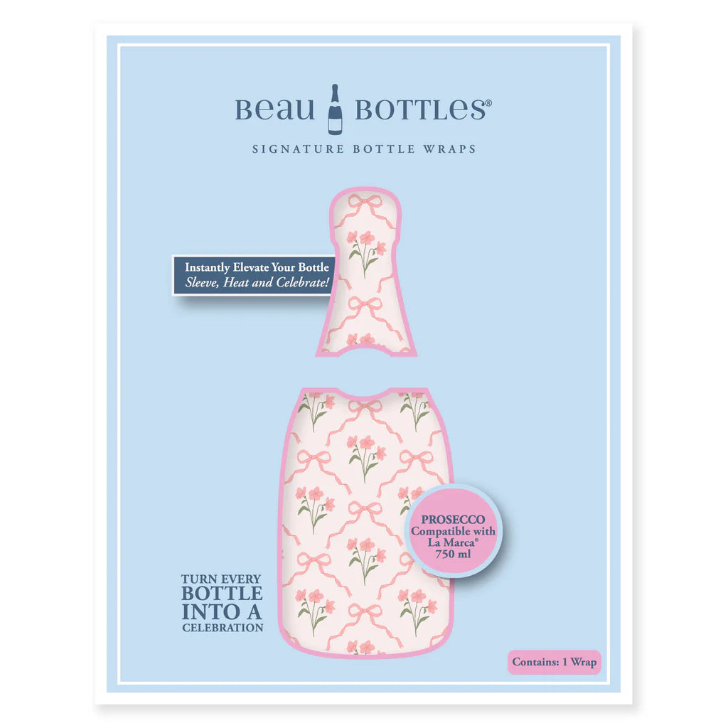 Beau Bottles Signature Bottle Wraps - Prosecco Collection