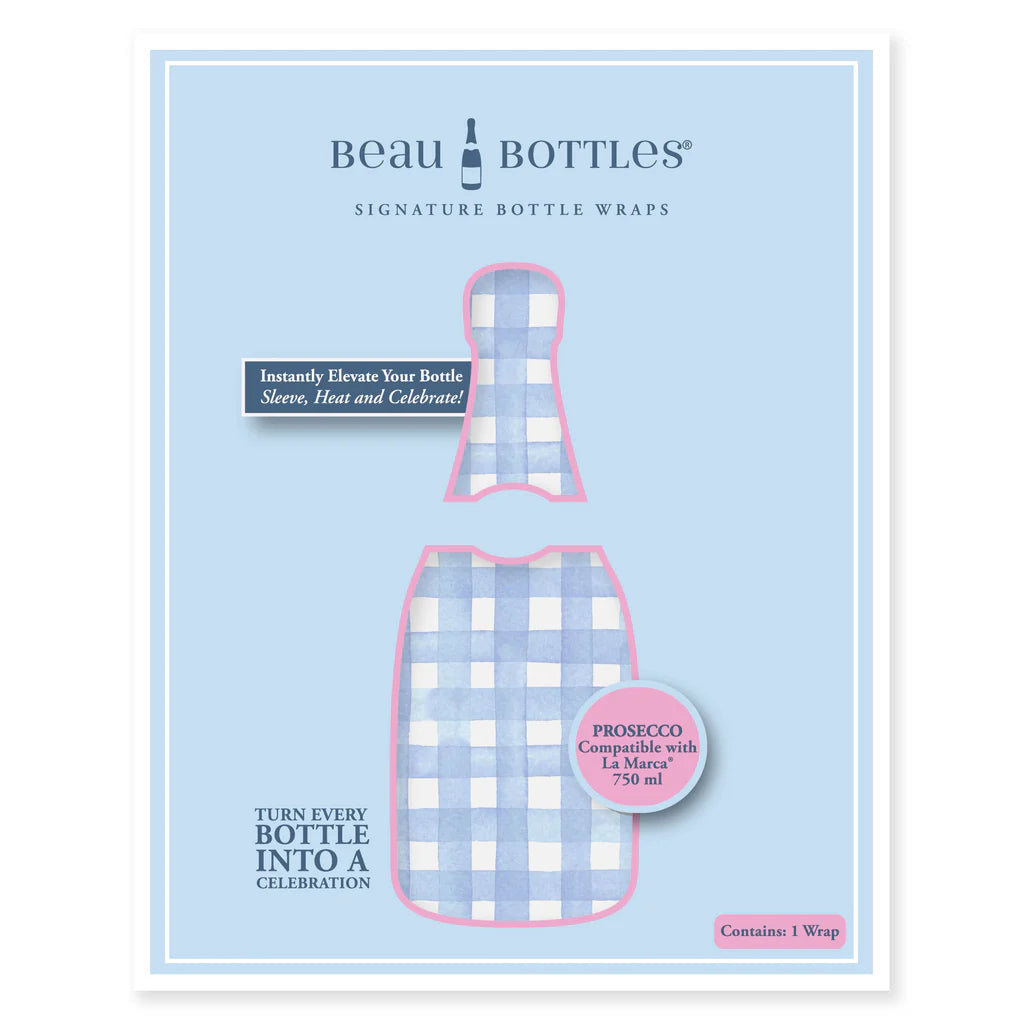 Beau Bottles Signature Bottle Wraps - Prosecco Collection