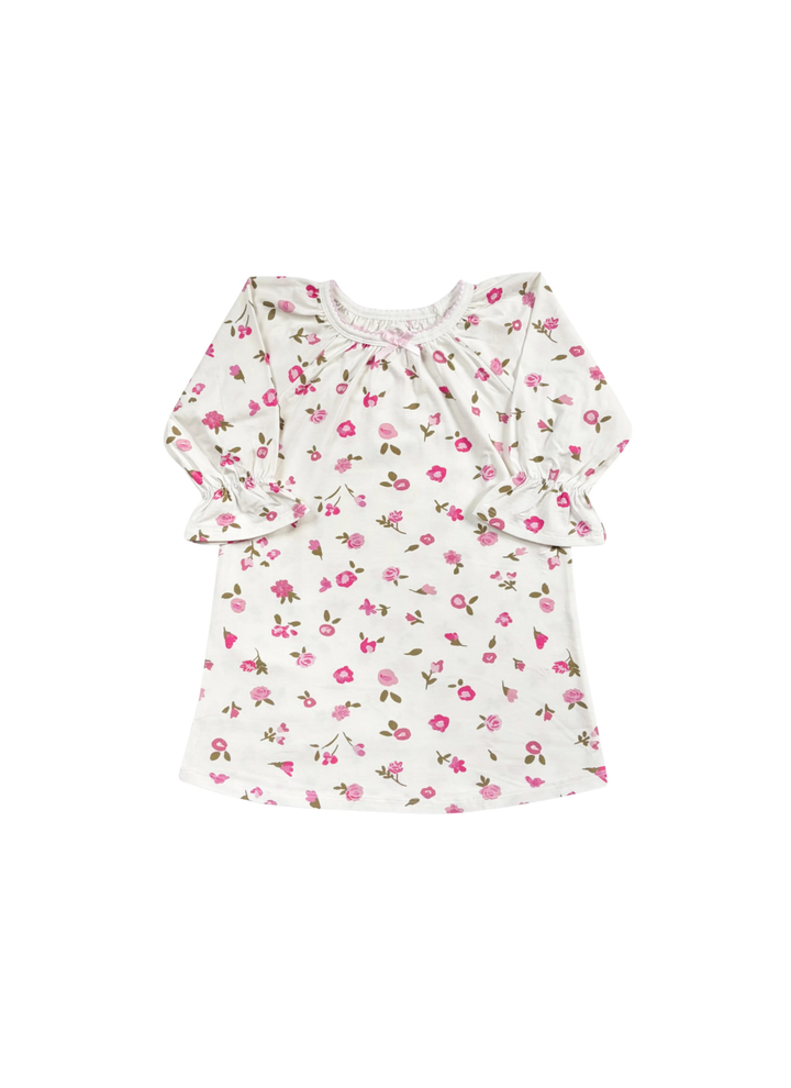 The Grace Girls Night Gown in Rosebud Meadow