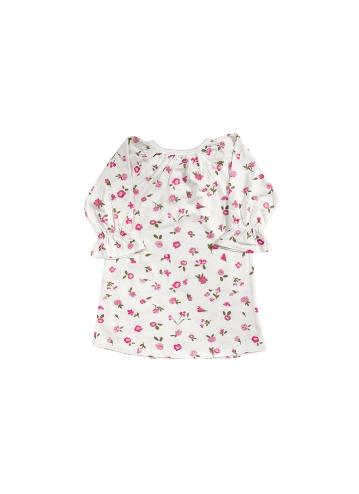 The Grace Girls Night Gown in Rosebud Meadow