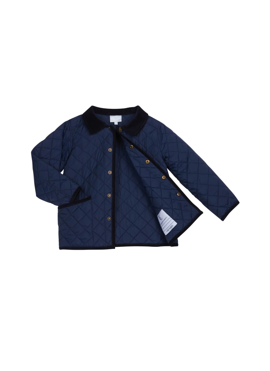 Classic Quilted Jacket in Navy