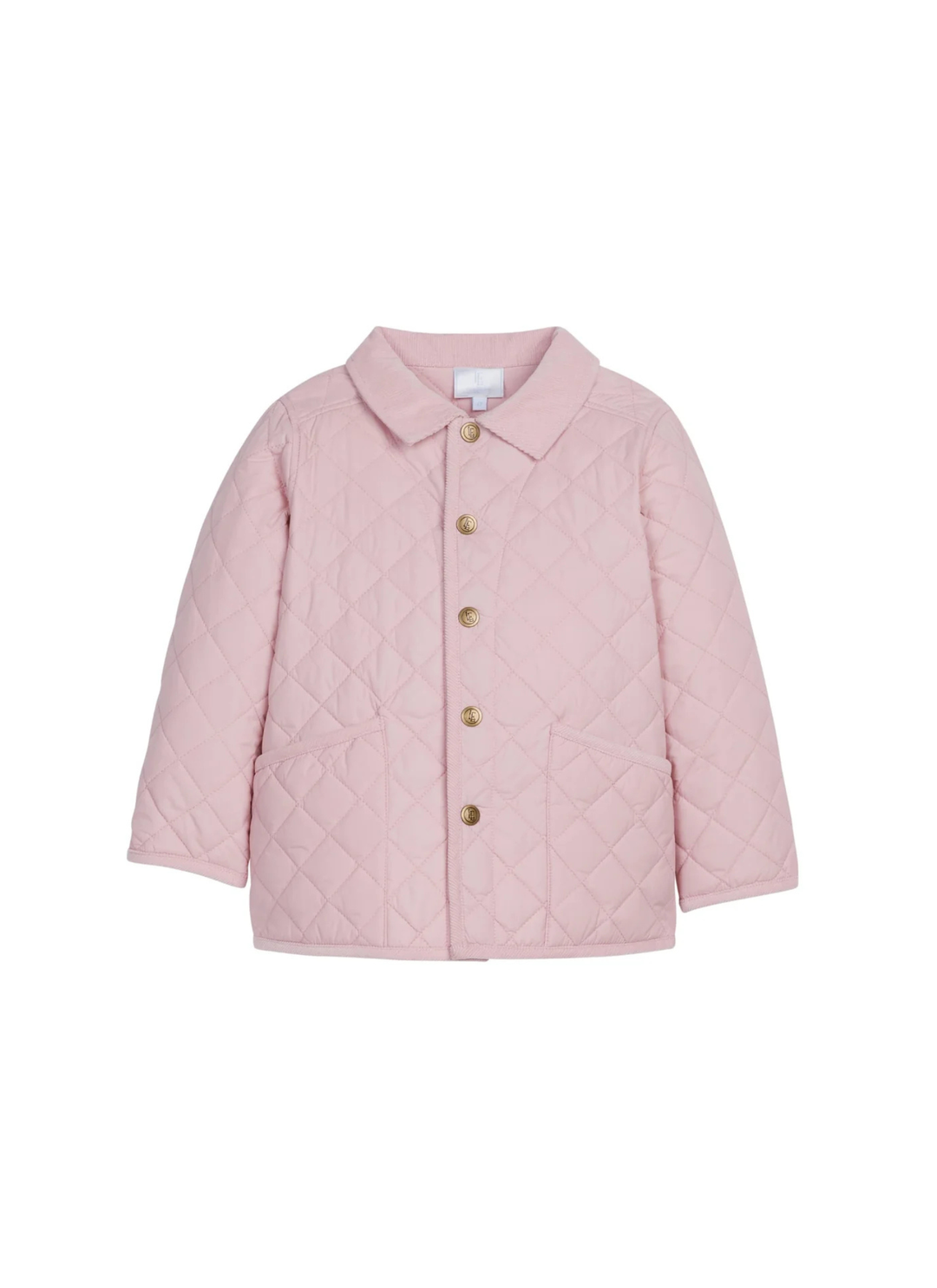 Classic Quilted Jacket in Light Pink