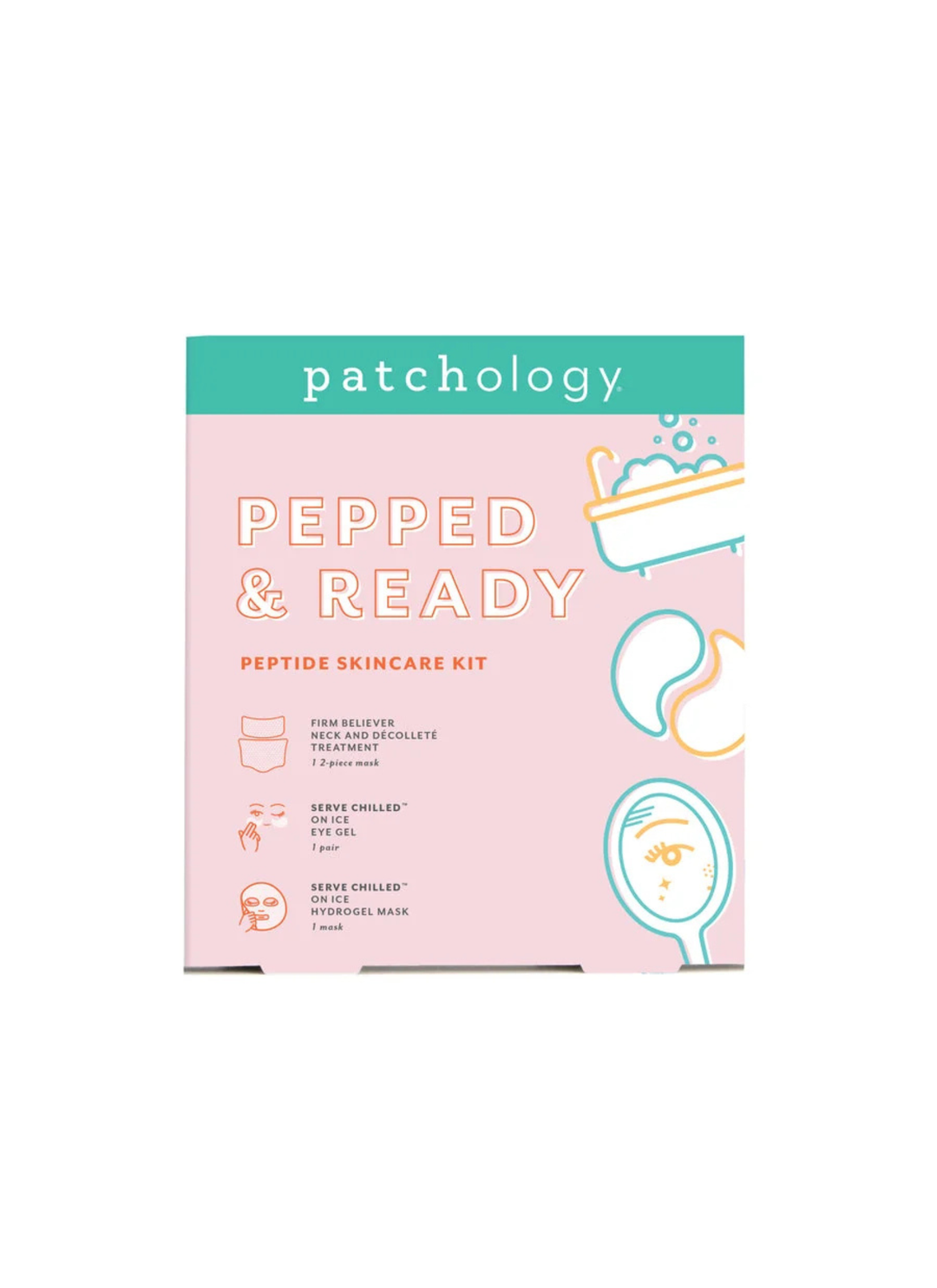 Patchology Pepped and Ready Peptide Skincare Kit