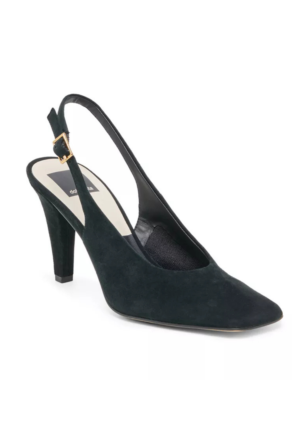 Gessia Heel in Onyx Suede