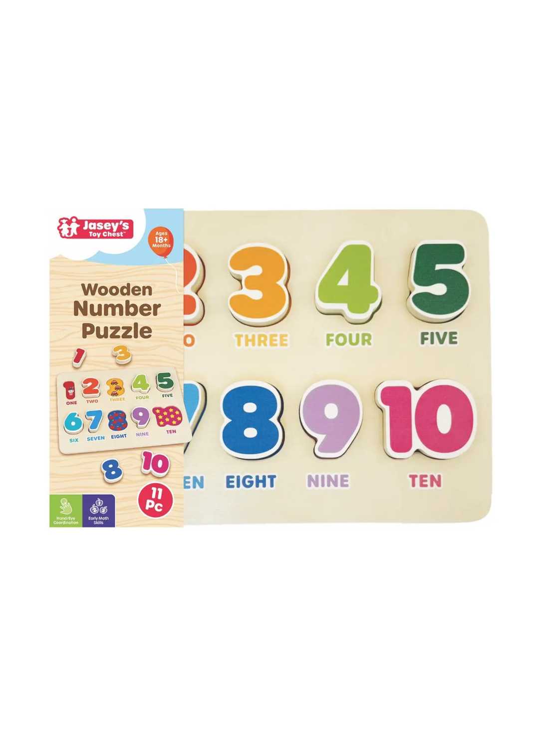 wooden Number Puzzle
