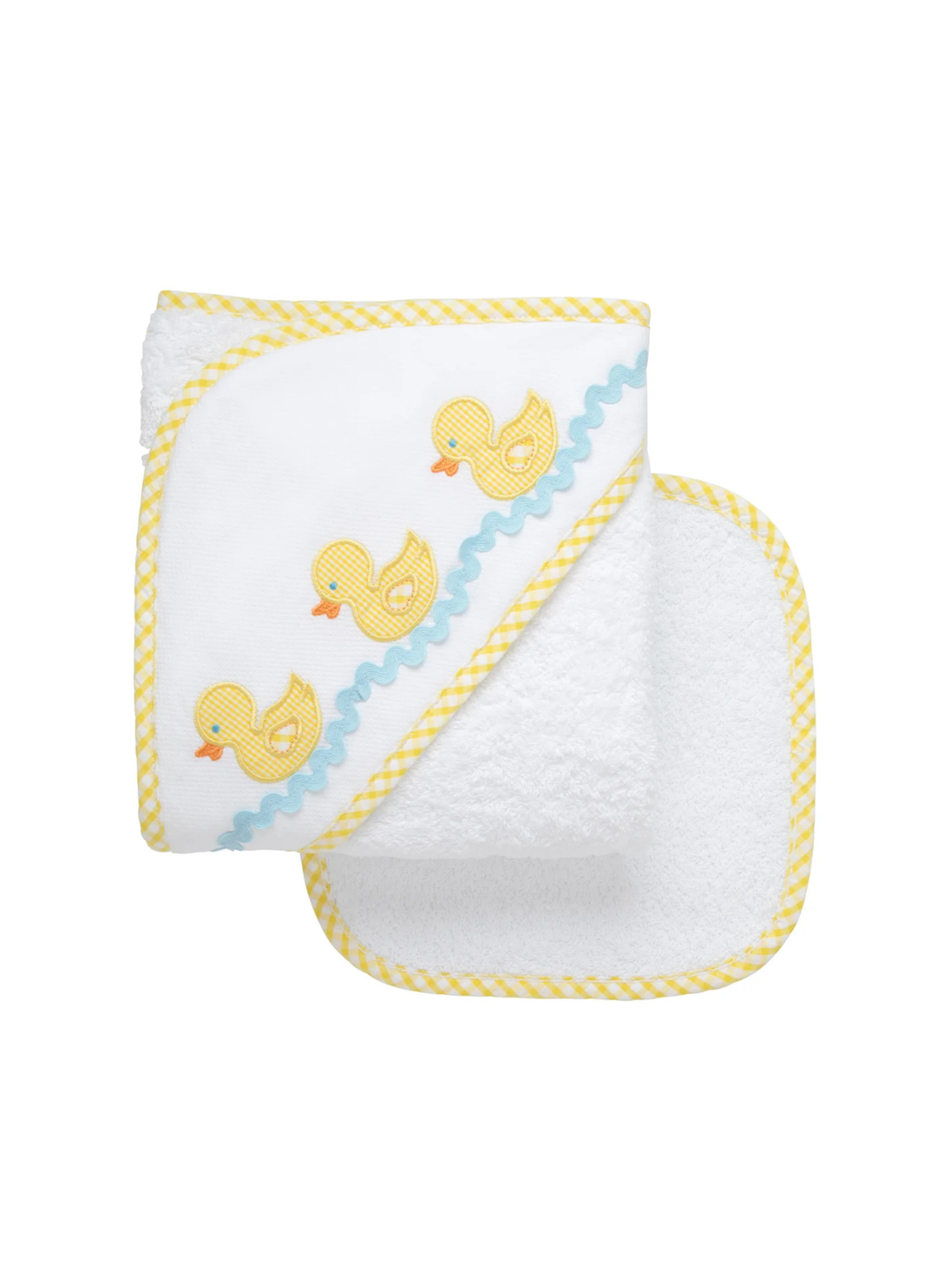 Duck Baby Hooded Towel &amp; Washcloth Set