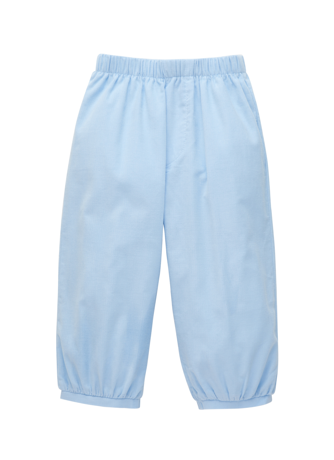 Banded Pant in Light Blue Corduroy