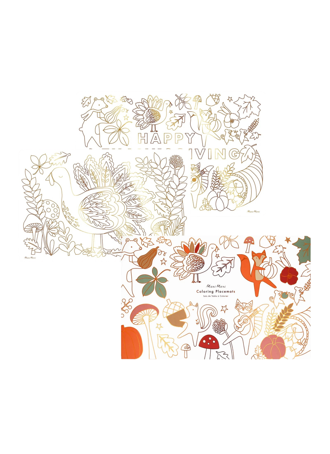 Thanksgiving Coloring Placemats