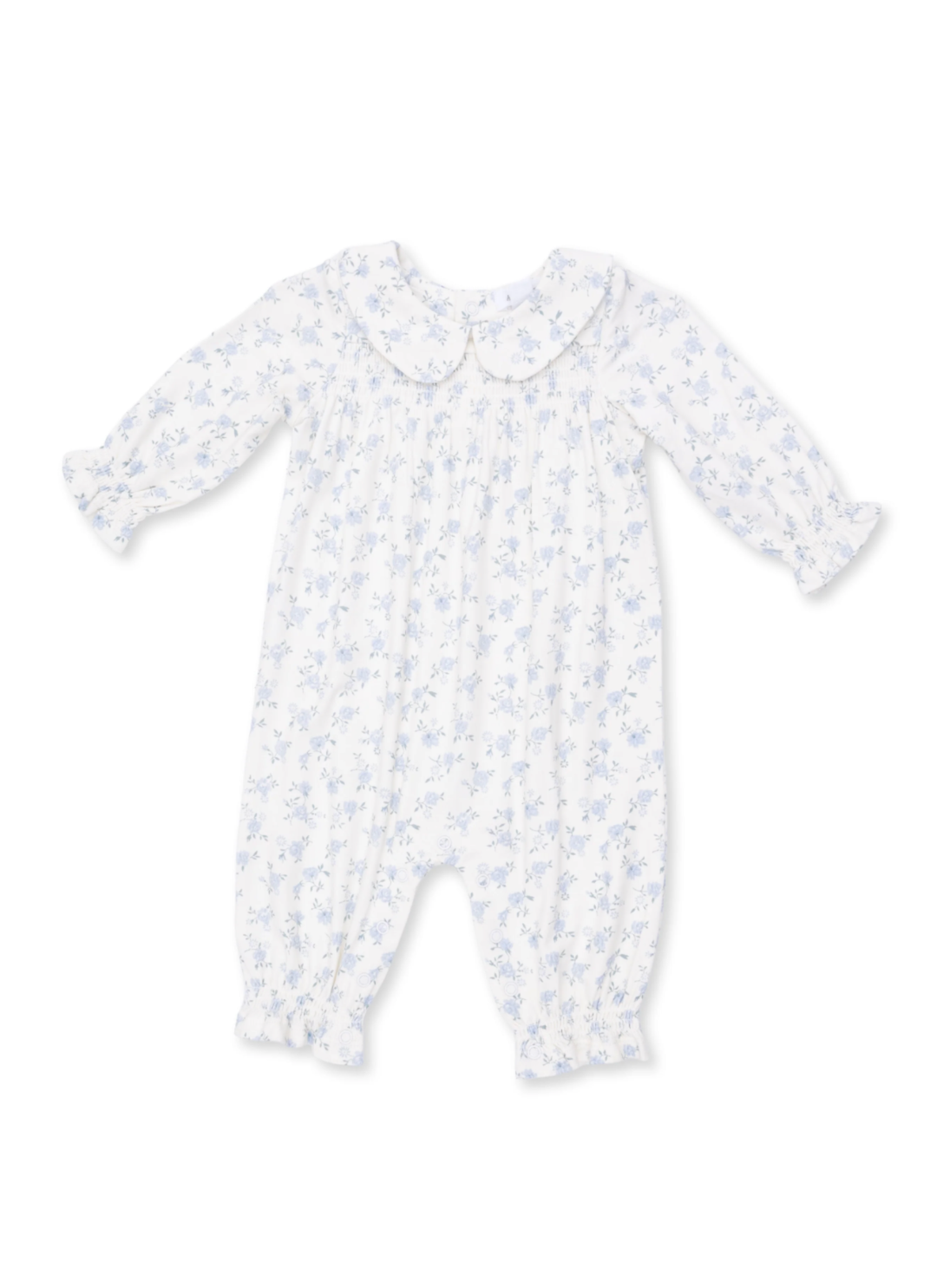 Rose Briar Smocked Long Sleeve Romper