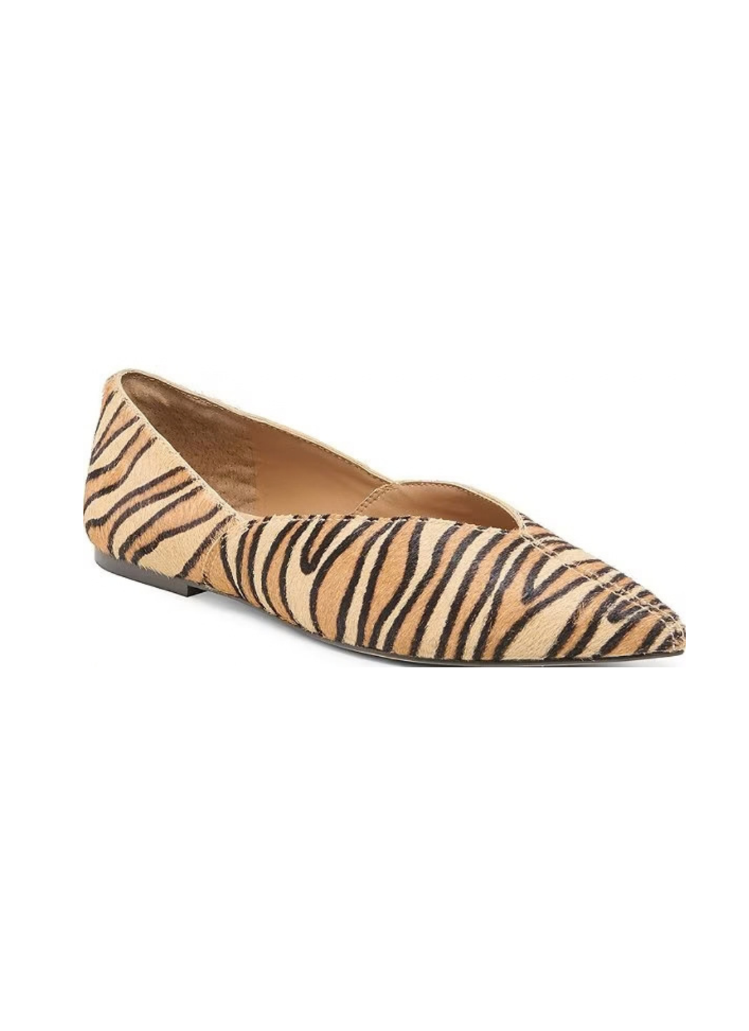 Gema Tiger Print Pointed Flat by Dolce Vita