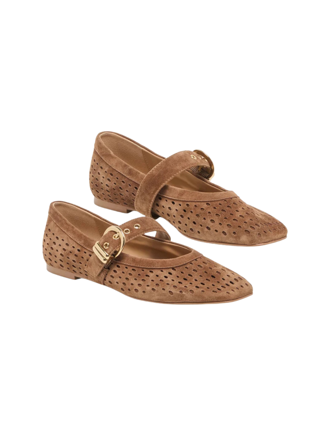 Mikel Cocoa Suede Ballet Flat by Dolce Vita