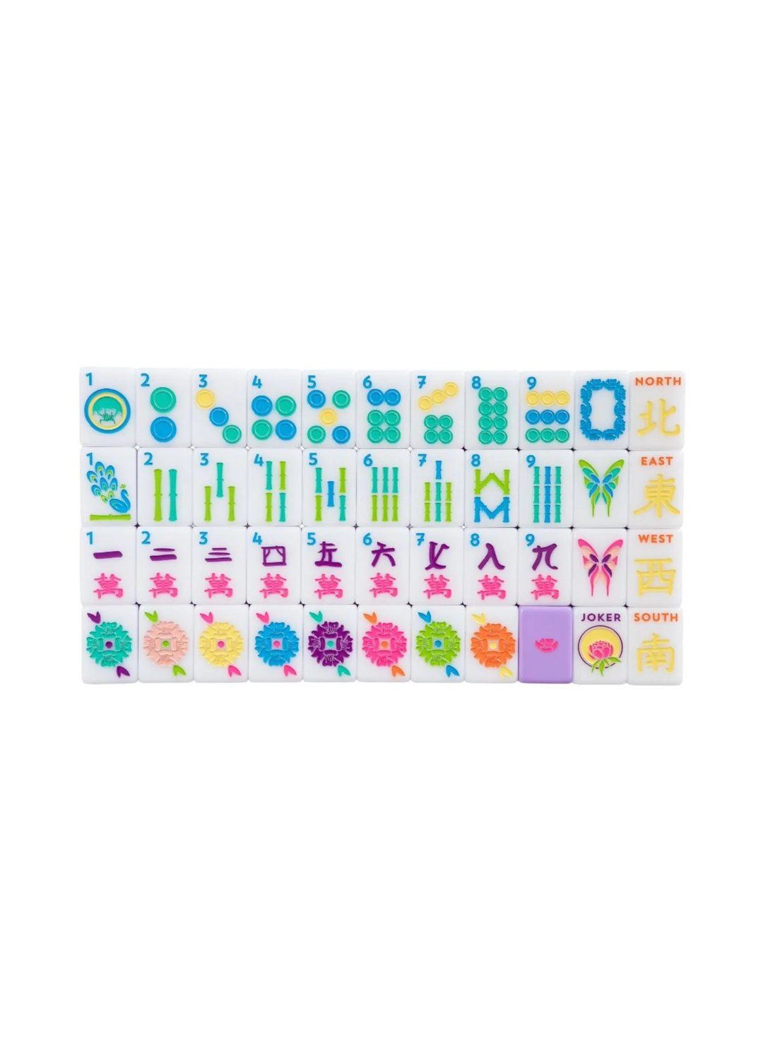 The Brights! Lilac House Tiles by The Mahjong House