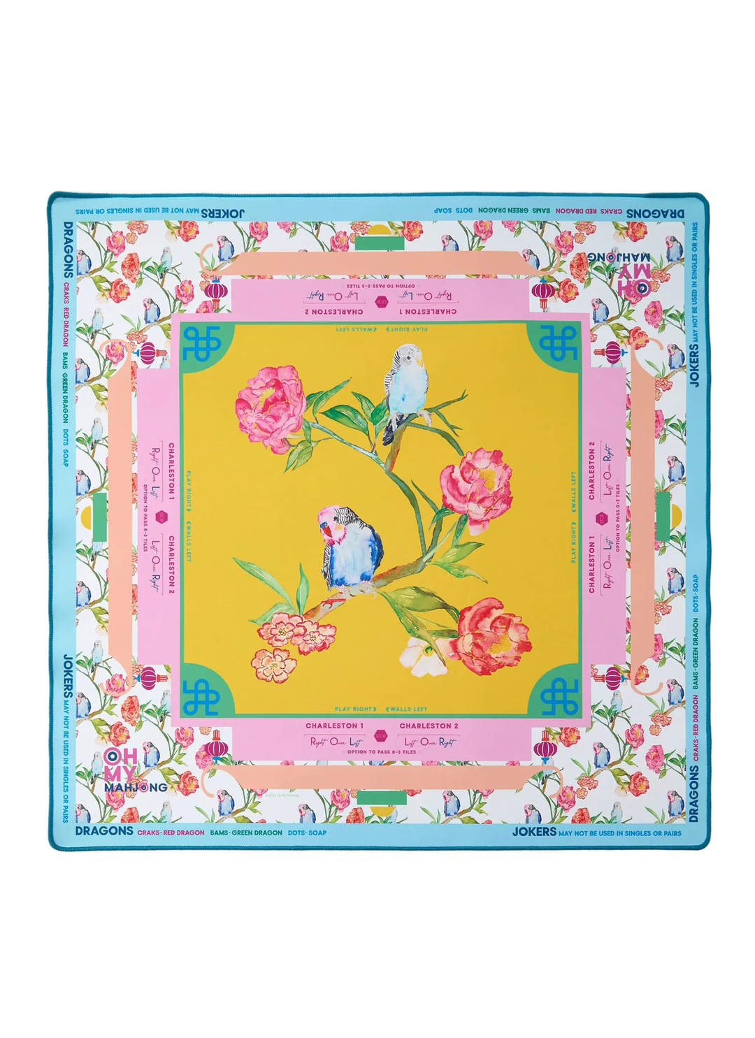 Spring Fling Mat in Tube by Oh My Mahjong