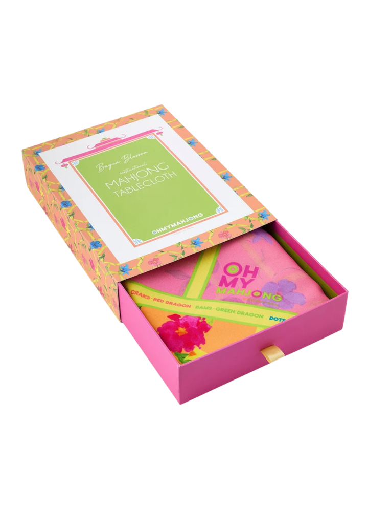 Bagua Blossom Mahjong Tablecloth by Oh My Mahjong
