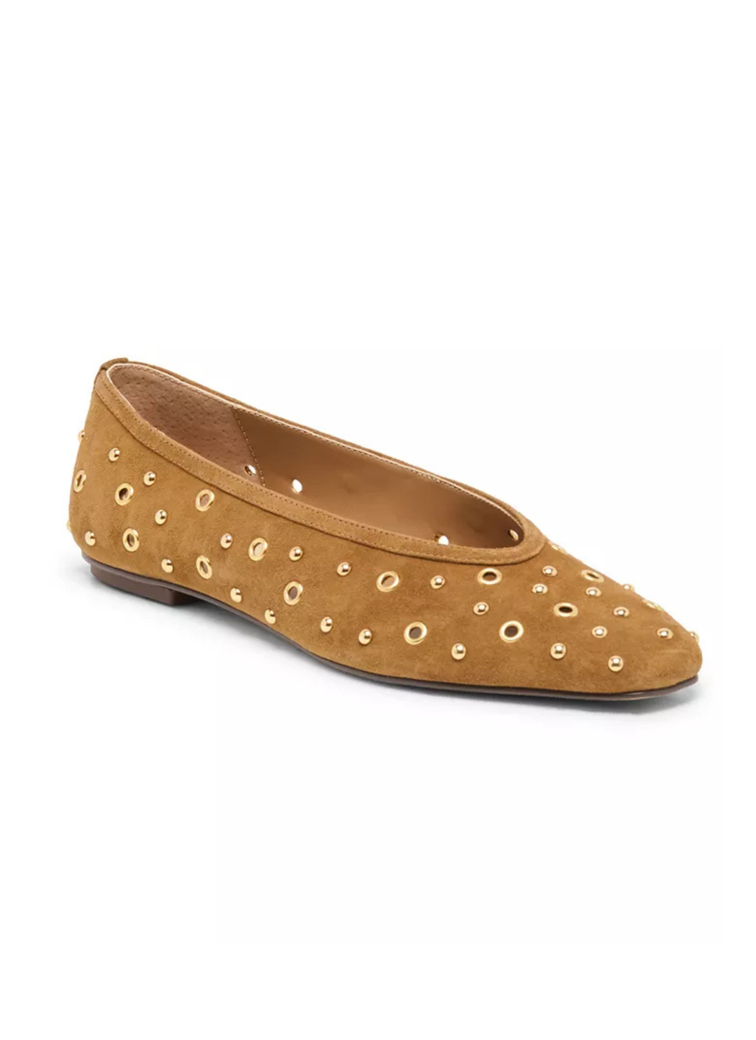 Caret Stud Slip on Flats