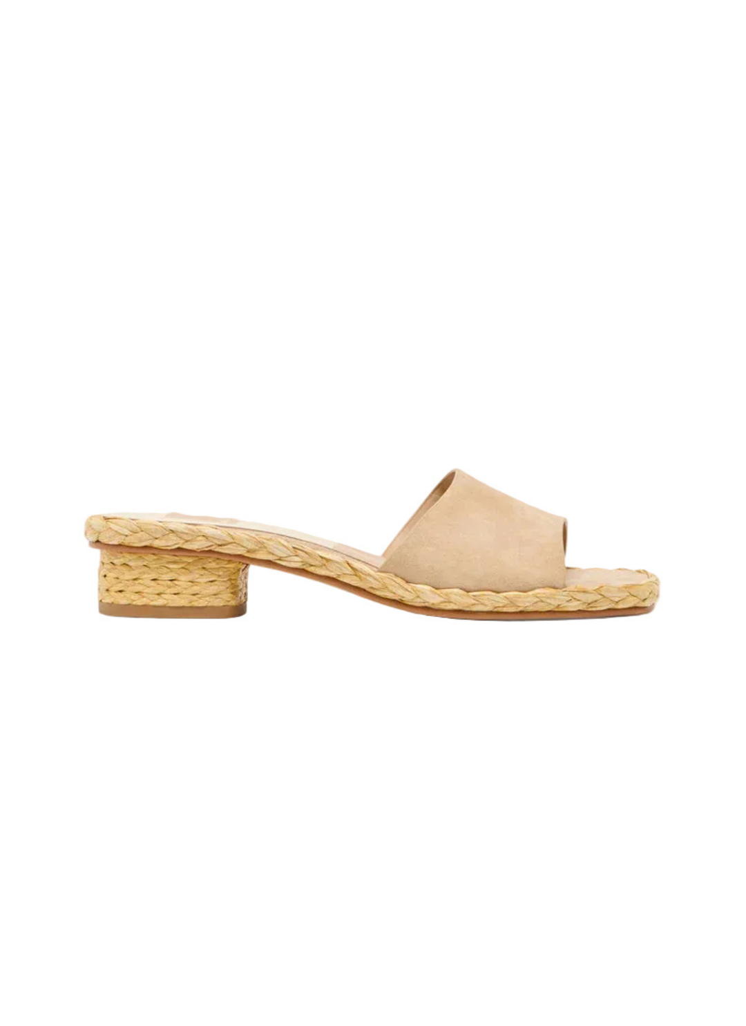 Dixi Slide in Camel Suede - Pickering Boxwood