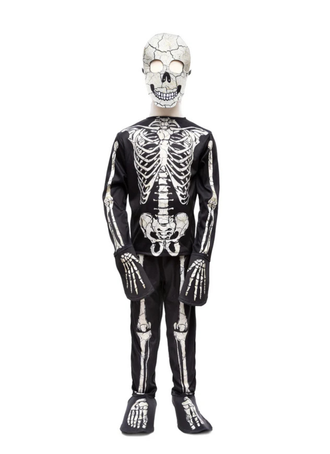 Introducing the ultimate statement piece for your next Halloween party or rave - the Glow in the Dark Skeleton Shirt, Pants &amp;amp; Mask!