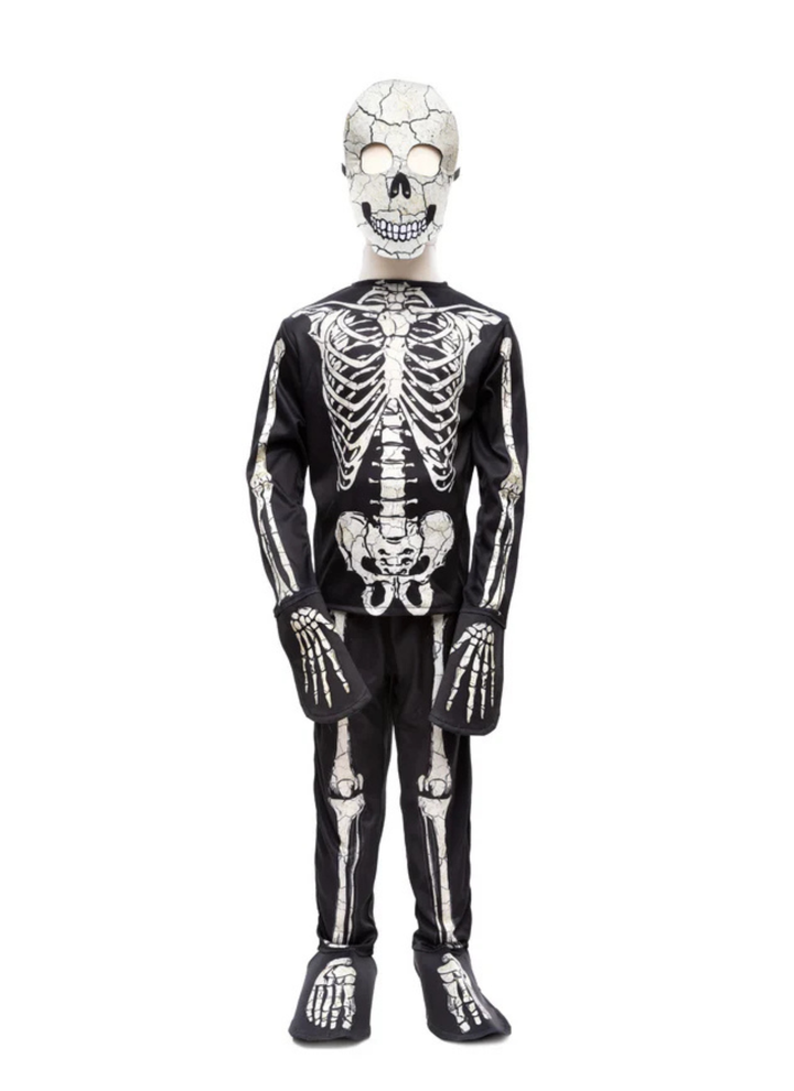 Introducing the ultimate statement piece for your next Halloween party or rave - the Glow in the Dark Skeleton Shirt, Pants &amp;amp; Mask!
