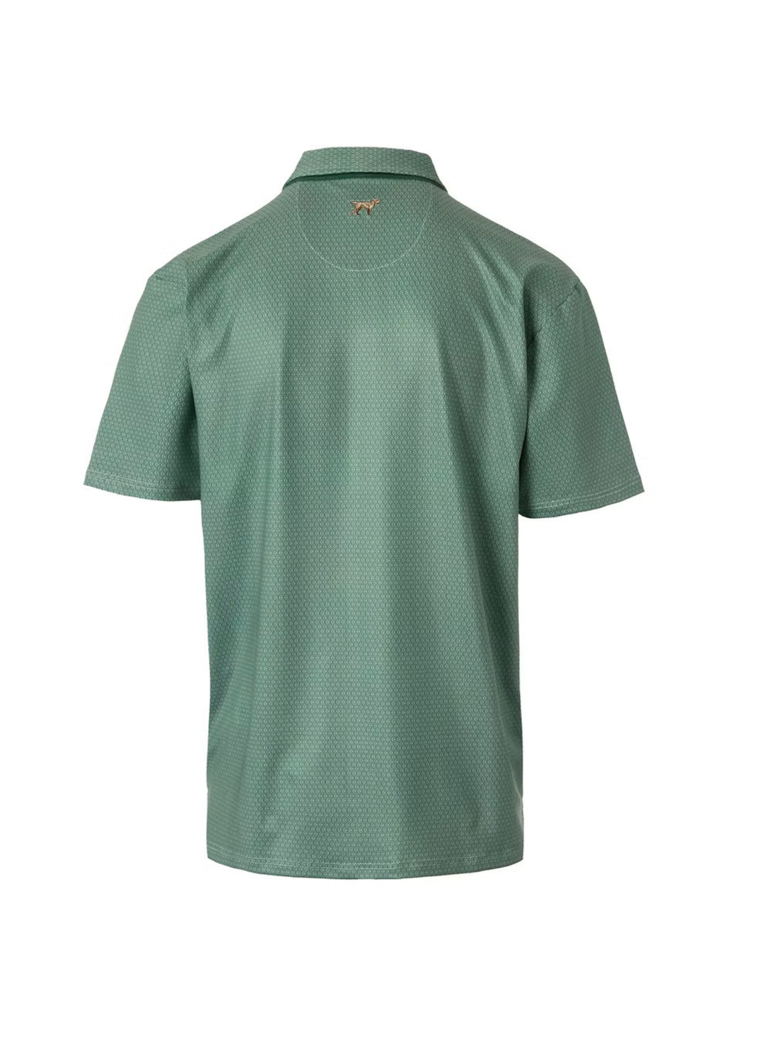 Black polo shirt on a white background