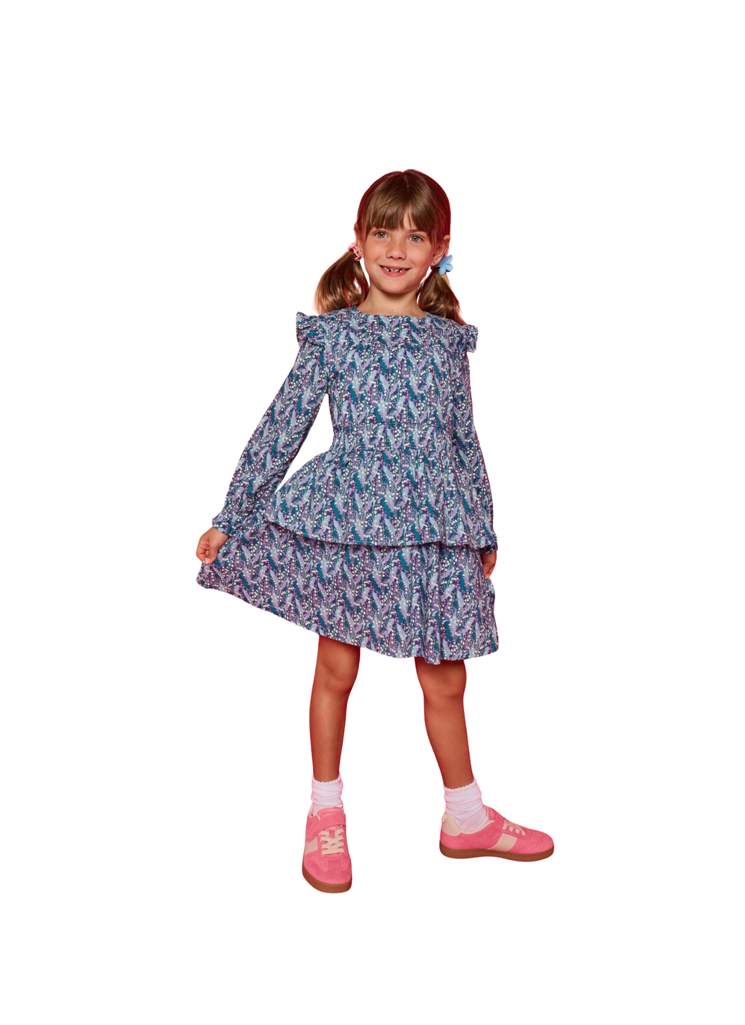 Carleton Dress in Winterthur Wildflowers