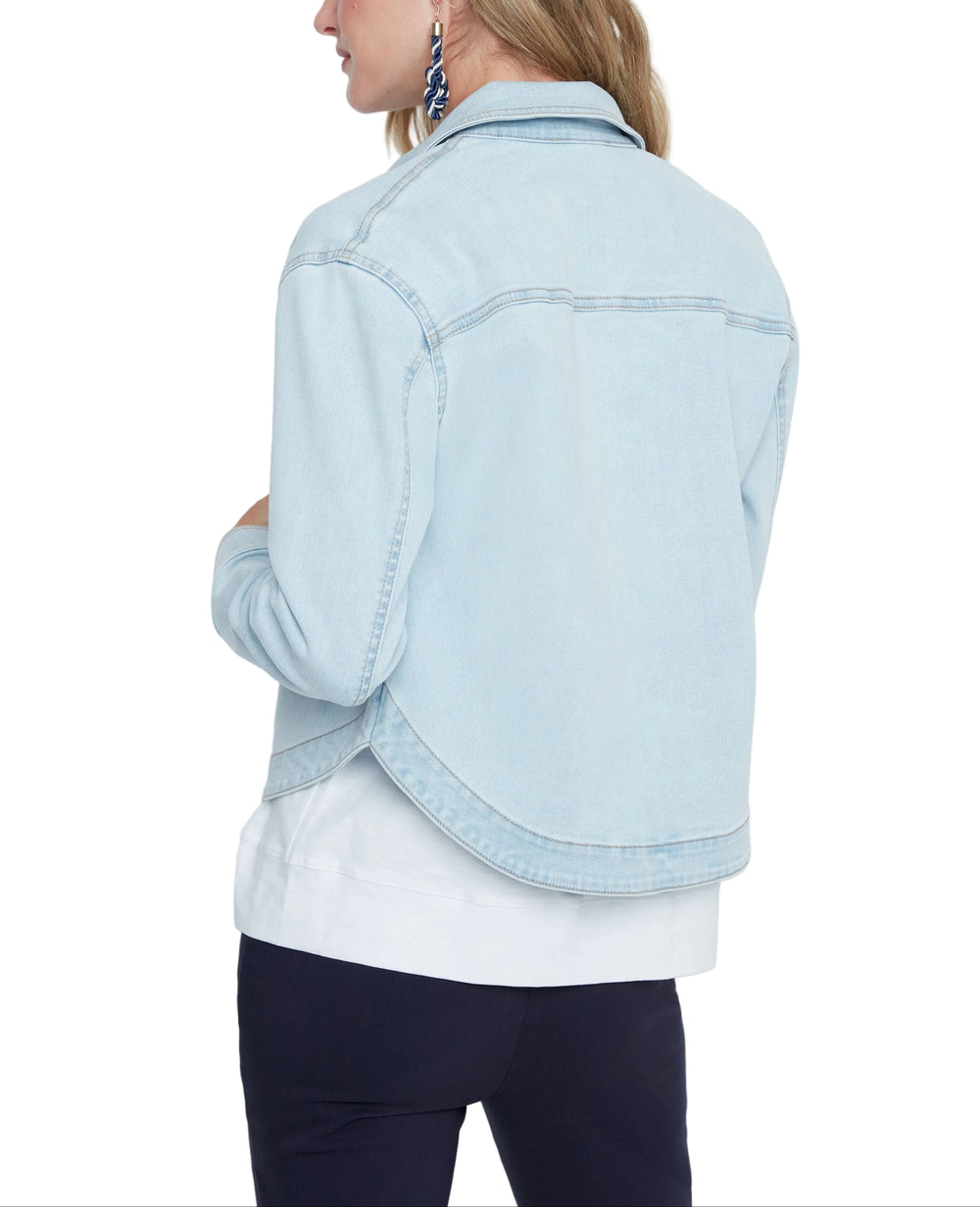 Timeless denim style meets effortless cool with the Janis Jean Jacket in Bleached Wash. This classic jacket features a faded, vintage-inspired finish that pairs seamlessly with any wardrobe. Perfect for layering over dresses, tees, or sweaters, it delivers that coveted relaxed aesthetic while providing reliable durability. The bleached wash adds character and dimension, making it a versatile staple for year-round wear. 
