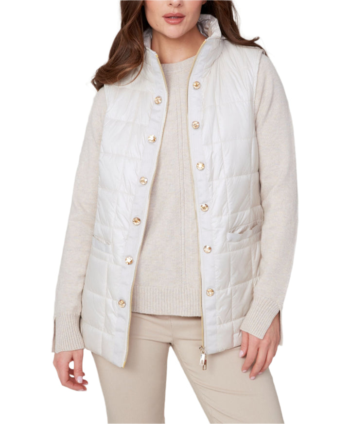 Renuar Woven Quilted Vest