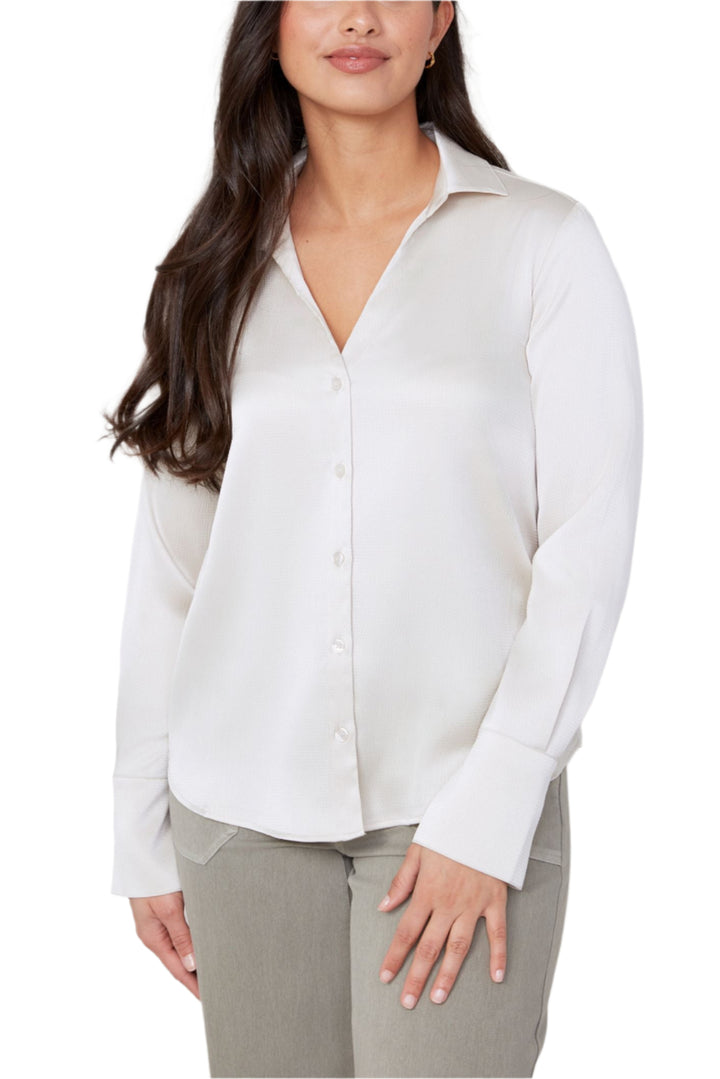 Renuar Woven Button Down Blouse