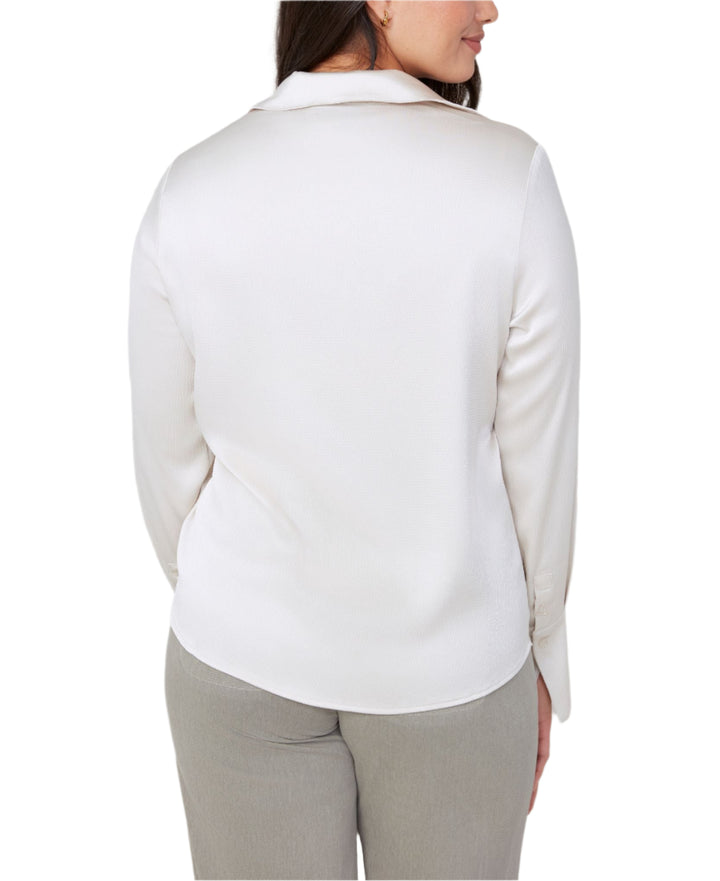 Renuar Woven Button Down Blouse