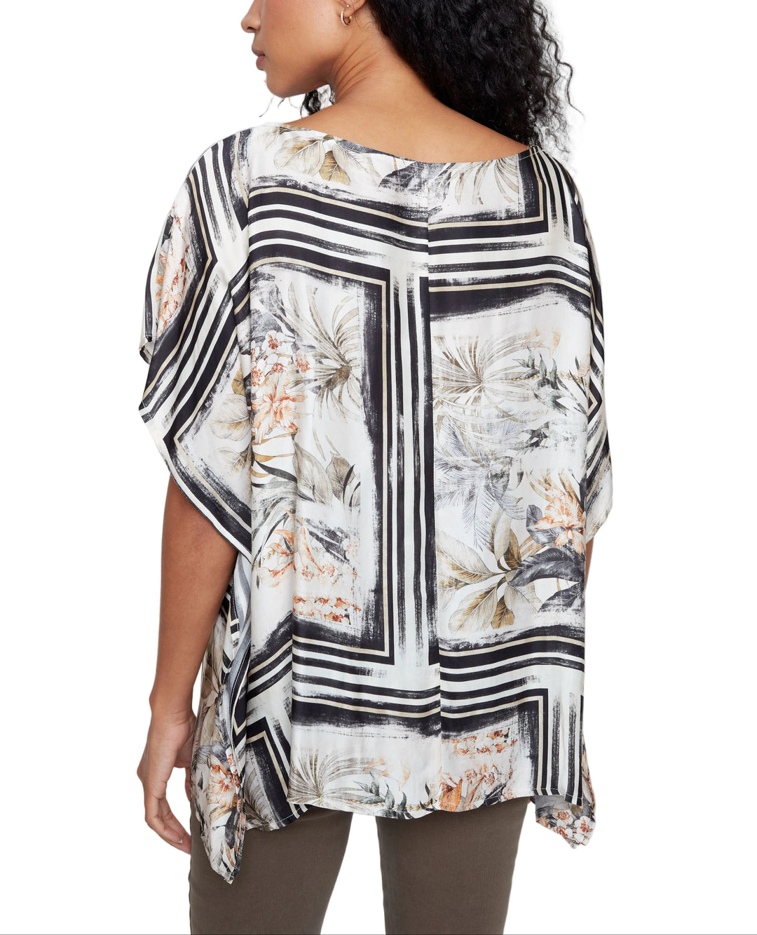 Effortless elegance meets everyday versatility with this charming short sleeve silk blouse. The classic black combo design pairs seamlessly with everything in your closet—dress it up for the office or down for weekend adventures. Crafted from luxurious silk, it drapes beautifully while keeping you cool and comfortable. Perfect for anyone who refuses to choose between style and practicality.