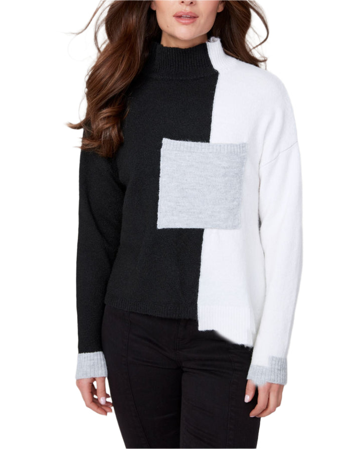 Renuar Colorblock Knit Sweater