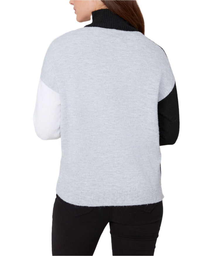 Renuar Colorblock Knit Sweater