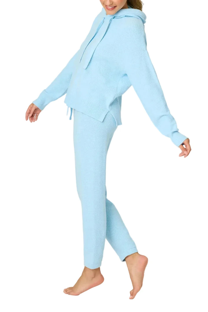 Sweater Weather Light Sky Pajama Set