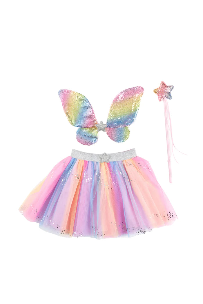 Children's Dress-Up Skirt with Wings & Wand