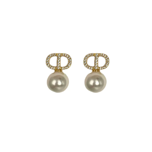 Riad Pave Pearl Drops by Accessory Concierge