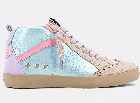 Riley Aqua Toddler Sneaker by ShuShop