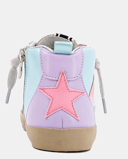 Riley Aqua Toddler Sneaker by ShuShop