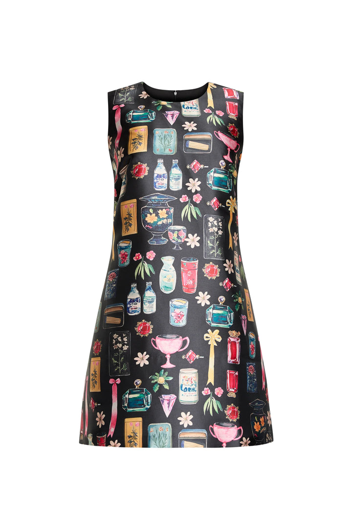 Benedict Dress in Black Treasure by Amanda Uprichard