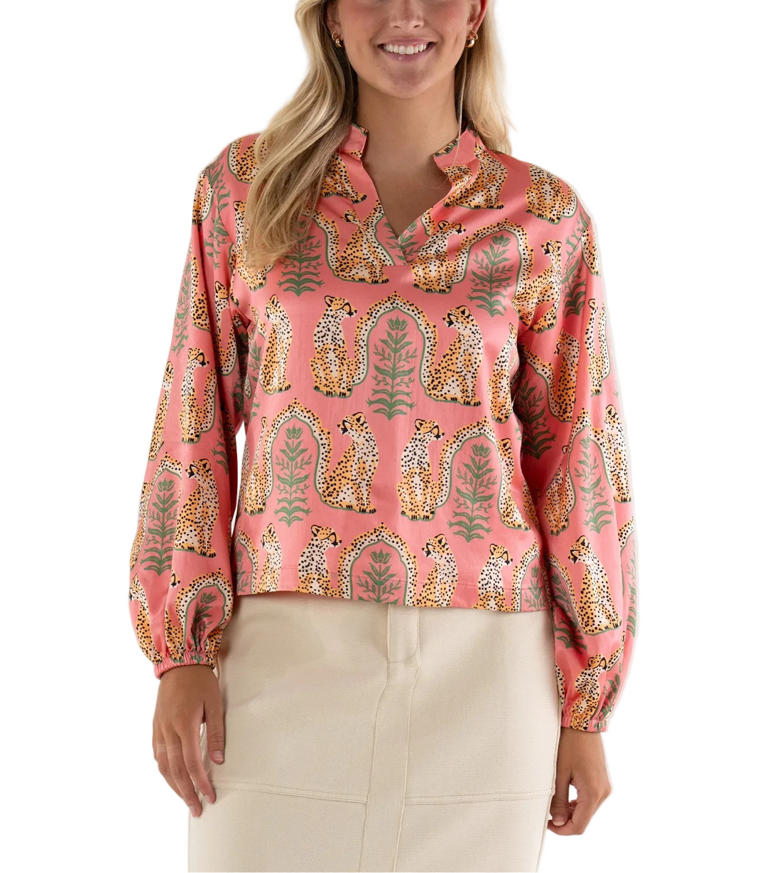 Lolli Top in Cabana Cat by Emily McCarthy - Pickering Boxwood