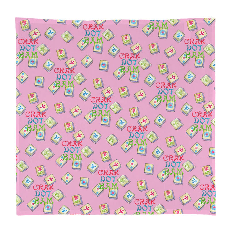 Colorful Mahjong Tiles Kitchen Squares