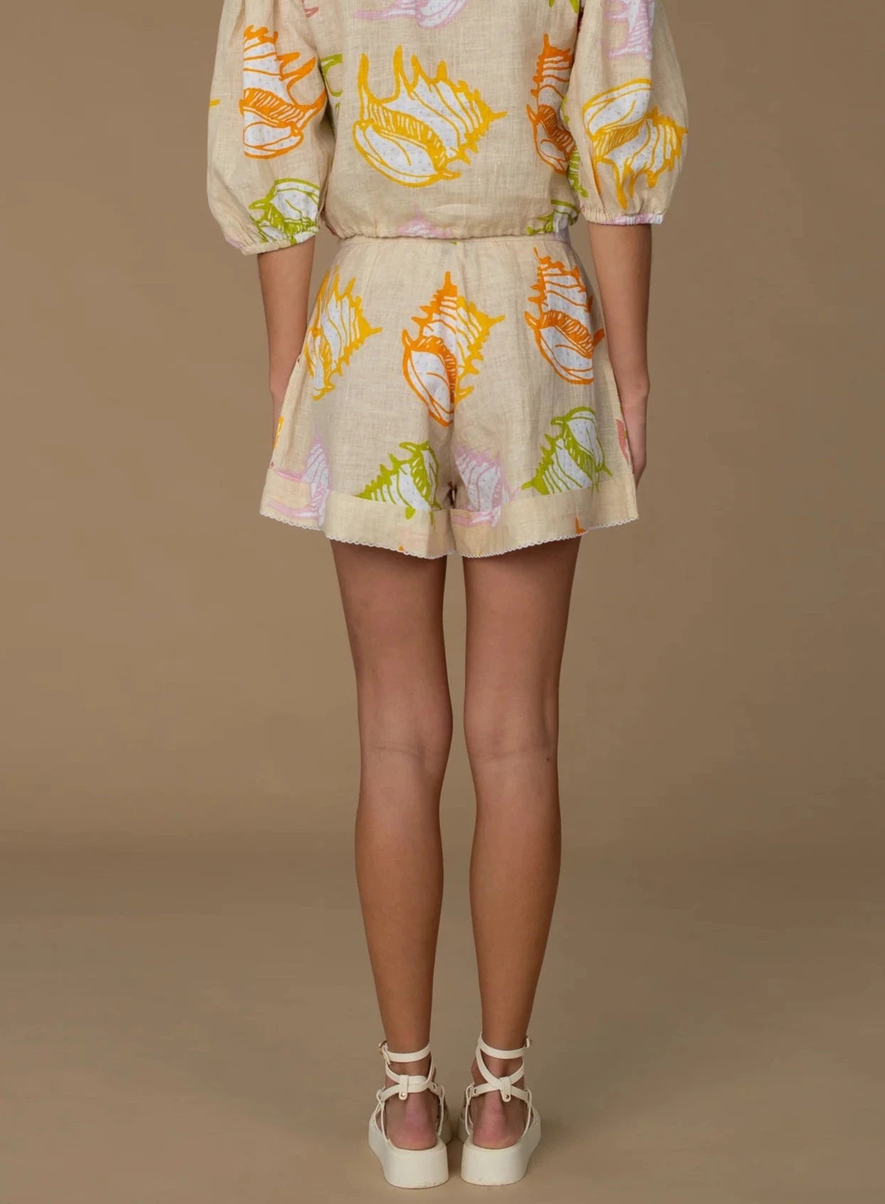 Sami Shorts in Shells by Elizabeth James the Label