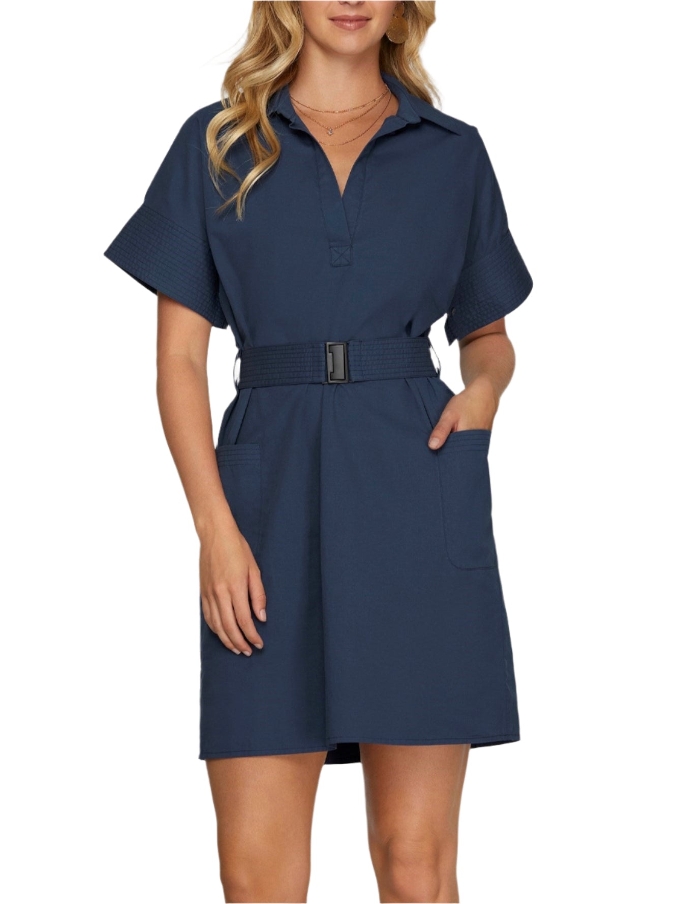 Bailey Belted Shirt Dress