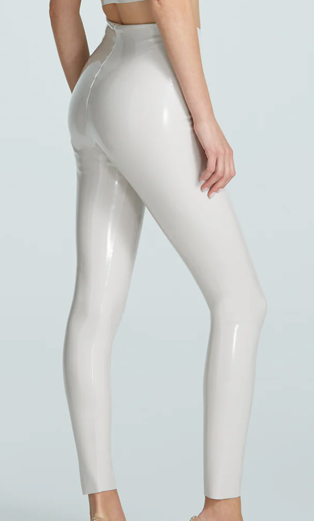 Faux Patent Leather Legging in Porcelain by Commando