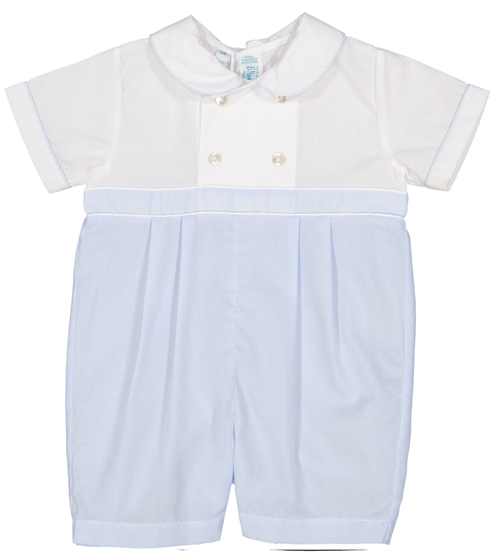 Boys Double Breasted Romper