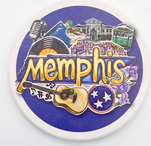 Memphis Round Coaster